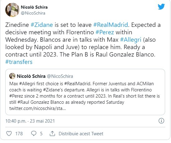 „Revoluţie” la Real Madrid: Zidane pleacă miercuri, Perez i-a găsit înlocuitor de 5 stele