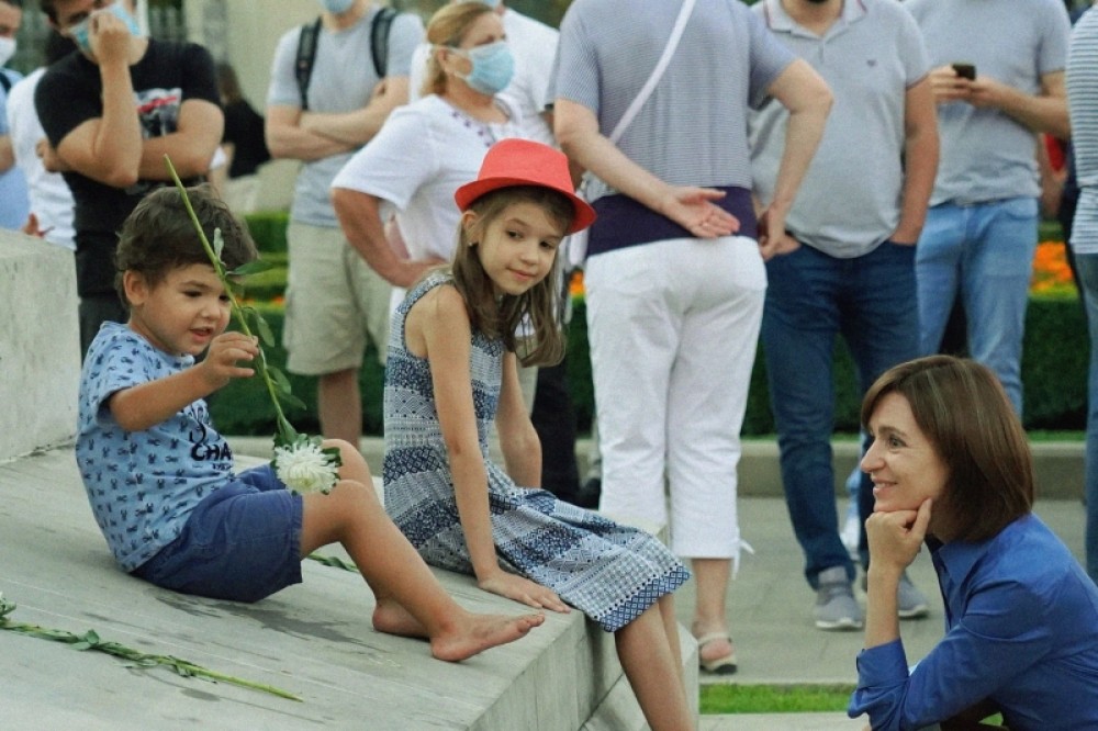 Maia Sandu a felicitat copiii cu Ziua Internațională a ocrotirii copilului