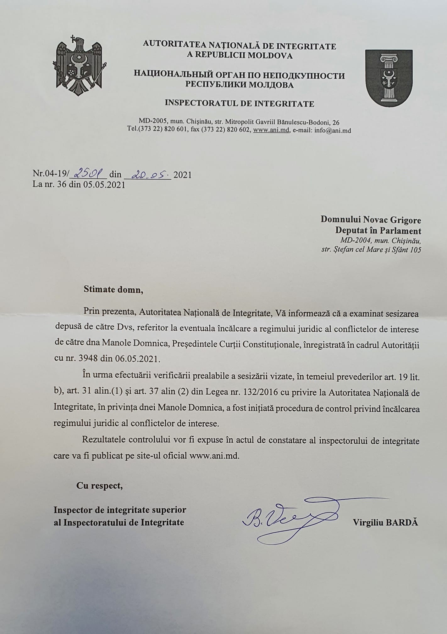BREAKING NEWS // Domnica Manole este verificată de ANI. Sesizarea a fost făcută de socialiști