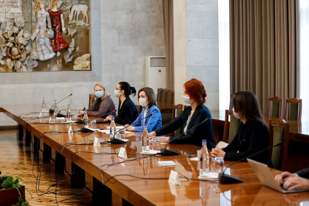 Maia Sandu a discutat cu delegația APCE, aflată în vizită preelectorală la Chișinău
