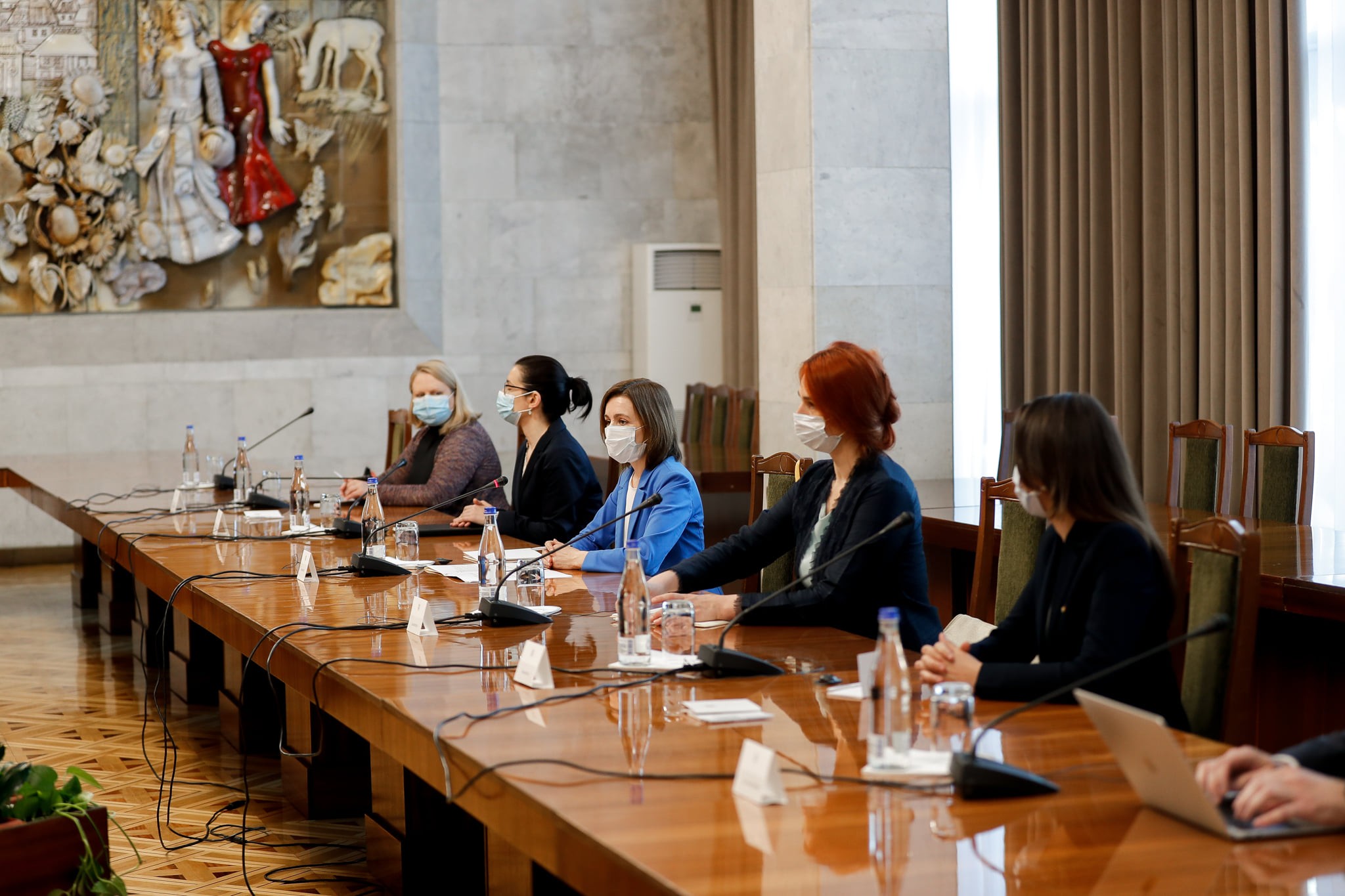 Maia Sandu a discutat cu delegația APCE, aflată în vizită preelectorală la Chișinău
