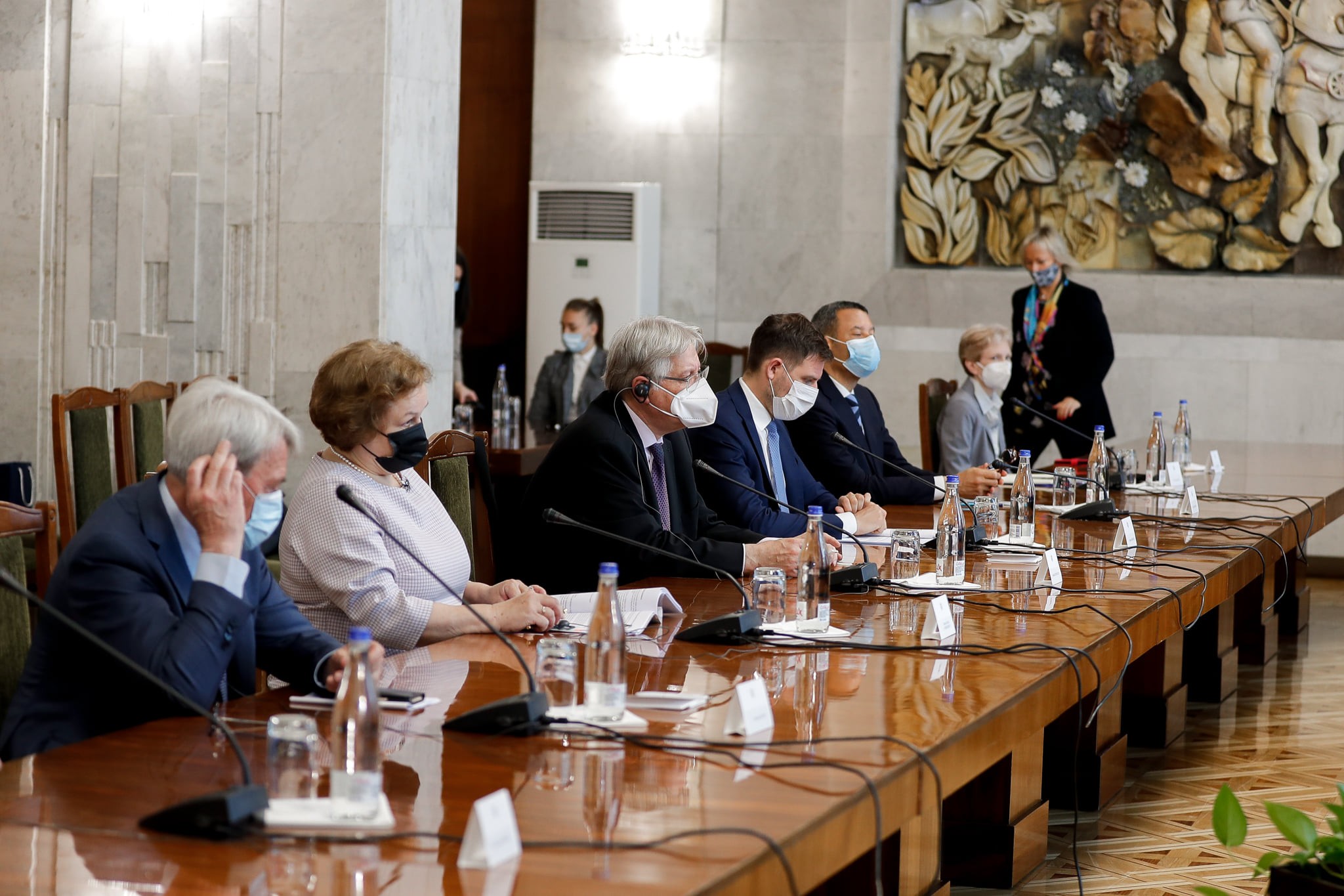 Maia Sandu a discutat cu delegația APCE, aflată în vizită preelectorală la Chișinău