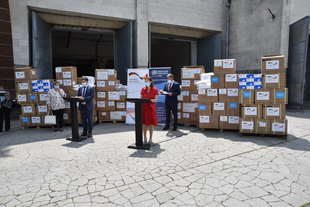 Echipamente de protecție în valoare de peste 700 de mii de dolari, donate de OMS și Germania