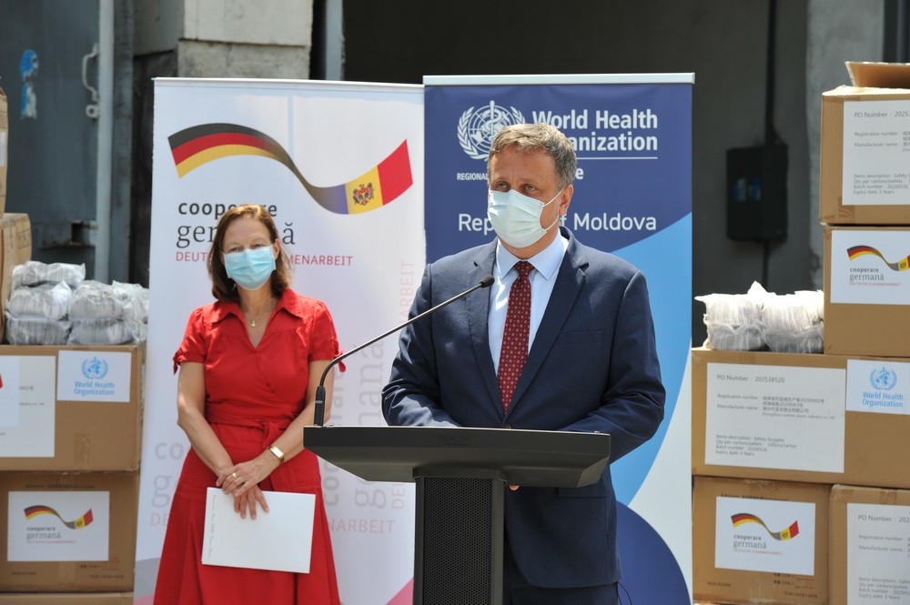 Echipamente de protecție în valoare de peste 700 de mii de dolari, donate de OMS și Germania