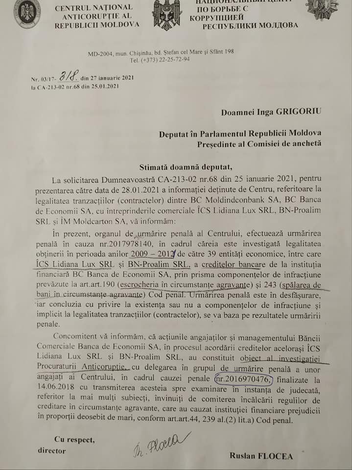 Firmă a lui Platon, implicată în Laundromat și jaful bancar. Deputat: Din păcate, nu pot publica un document secret
