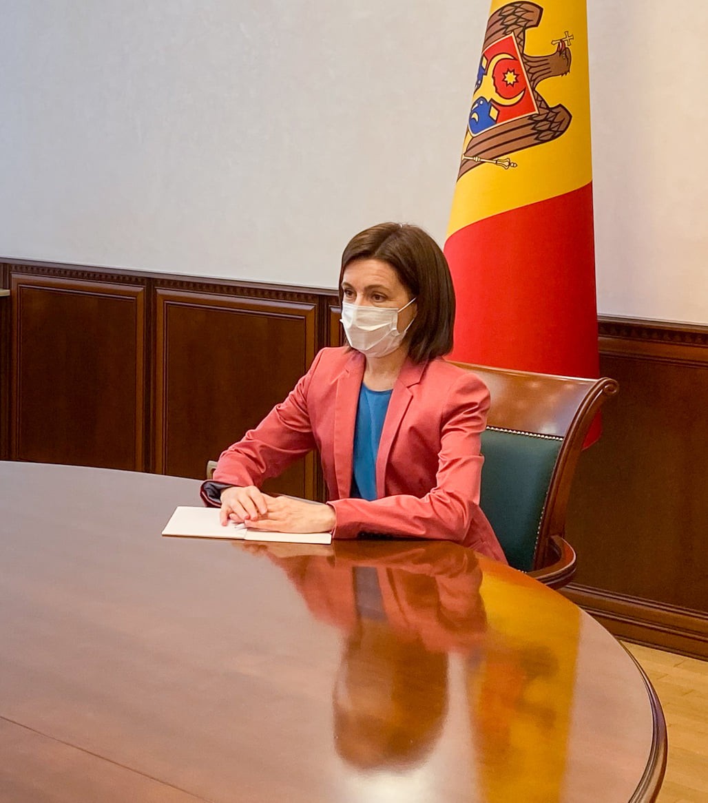 FOTO // Maia Sandu s-a întâlnit cu Ambasadorul UE în țara noastră