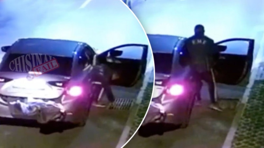 Culmea HOȚIEI la Chișinău: Un bărbat filmat în timp ce fură un capac de canalizare