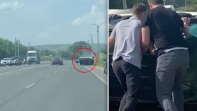 Un SMART s-a inversat la Peresecina: „S-a rostogolit de trei ori și a zburat ca o minge”