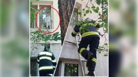 Copil de 2 ani „a ieșit” la plimbare pe pervazul ferestrei. Mama era la magazin iar tatăl adormise