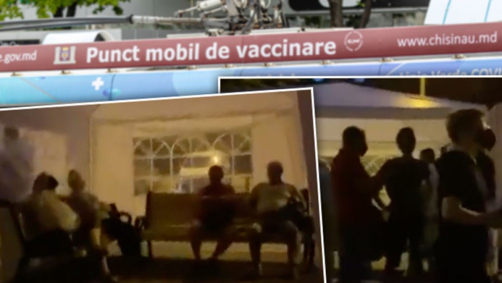 Maratonul VACCINĂRII: Zeci de persoane au prins coadă de ieri seară