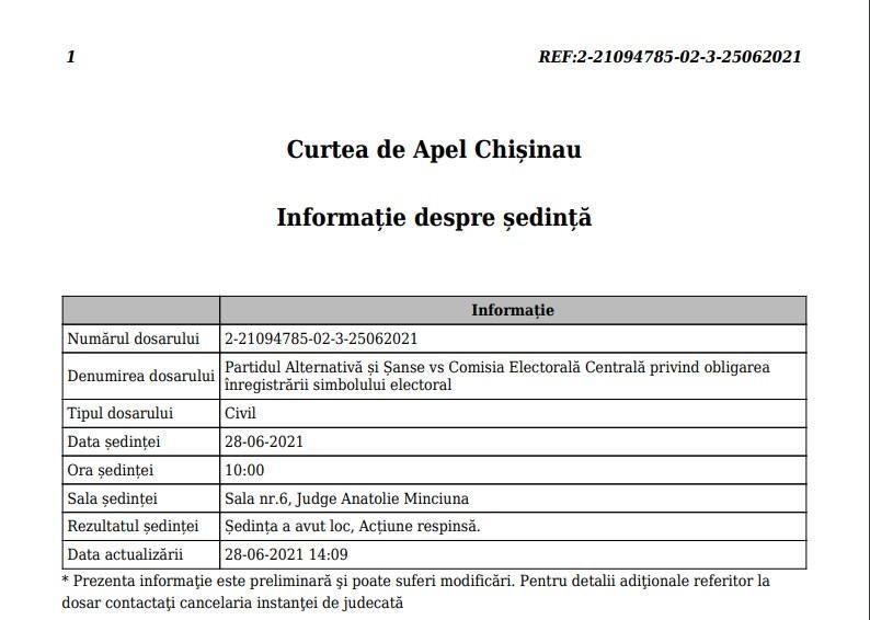 Clona partidului PAS insistă să-și păstreze denumirea de PAȘ. Decizia luată de CA