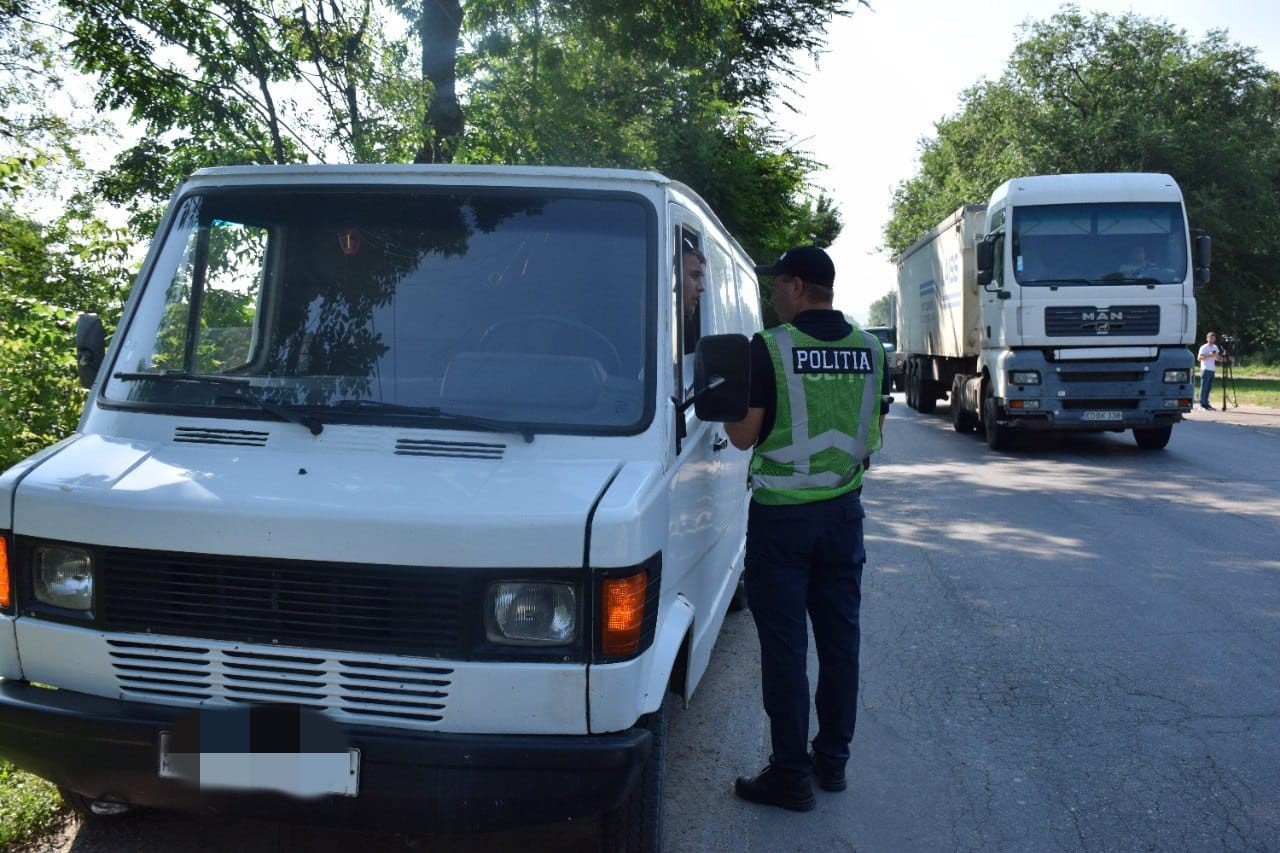 Filtre de poliție pe Șoseaua Muncești: Peste 250 de autovehicule verificate iar 105 șoferi au fost penalizați