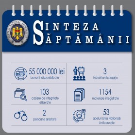 Sinteza CNA: bunuri în valoare de peste 55 de milioane de lei, sechestrate de ARBI, într-o săptămână