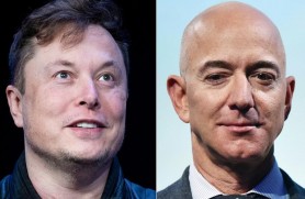 Ce i-a transmis Elon Musk lui Jeff Bezos înainte de zborul acestuia în spațiu de marți