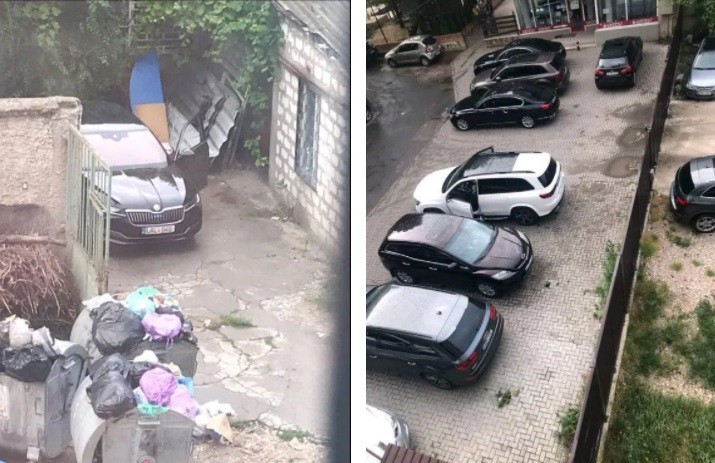 FOTO // Întâlnire SECRETĂ, printre tomberoane: Platon și Dodon s-ar fi văzut chiar în plină campanie electorală