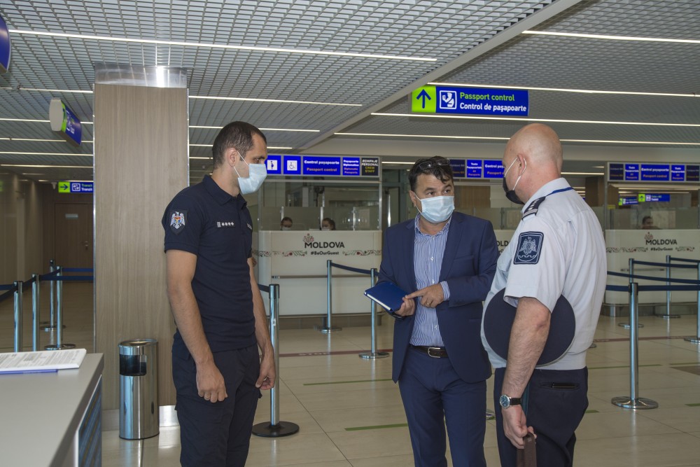SPF Aeroportul Internațional Chișinău are un nou șef. Rosian Vasiloi l-a prezentat efectivului