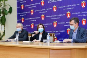 FOTO // Maia Sandu către cetățenii din Criuleni: „Scopul nostru este să acționăm hotărât în toate sectoarele”