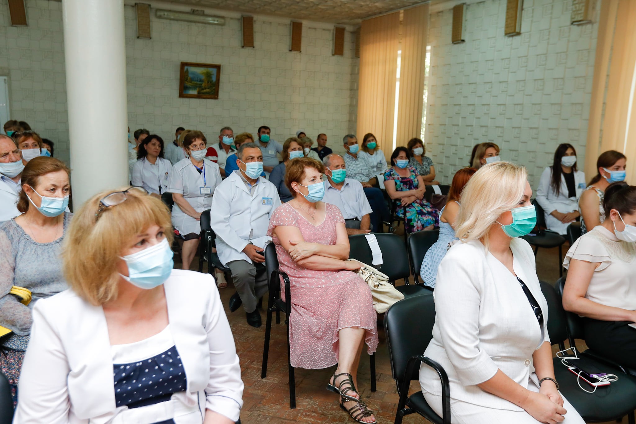 FOTO // Maia Sandu către cetățenii din Criuleni: „Scopul nostru este să acționăm hotărât în toate sectoarele”