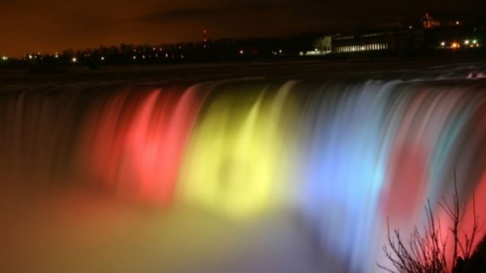 De Ziua Independenței Republicii Moldova, Cascada Niagara va fi iluminată în culorile tricolorului timp de 15 minute