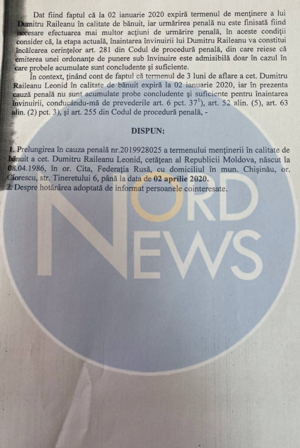 EXCLUSIV DOC // Ordonanțele nu mint. Procurorul Dumitru Răileanu, implicat în dosarul interceptărilor