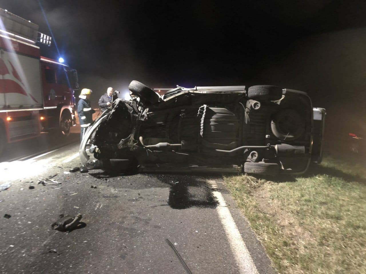 FOTO // Accident grav la Ștefan Vodă. Un bărbat a murit, iar alte trei persoane au ajuns la spital