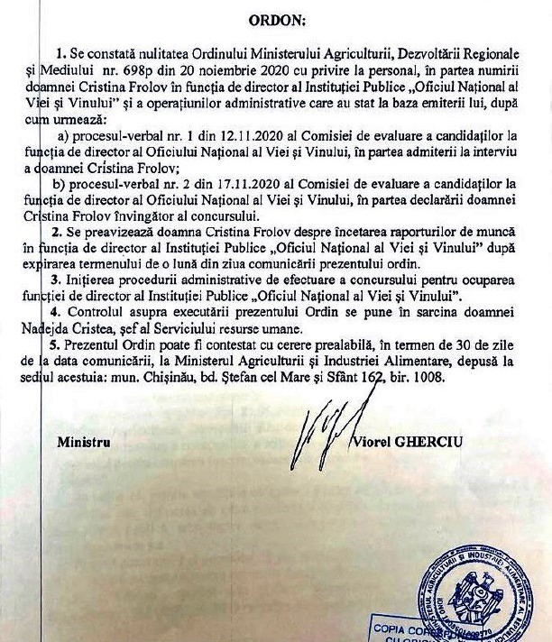 „Demisie programată” la ONVV. Cristina Frolov: „Înțeleg că unora le este frică de modernizare și transparență”
