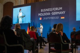 Maia Sandu la Forumul moldo-german: Statul dorește să fie partenerul oamenilor de afaceri, nu gardianul acestora