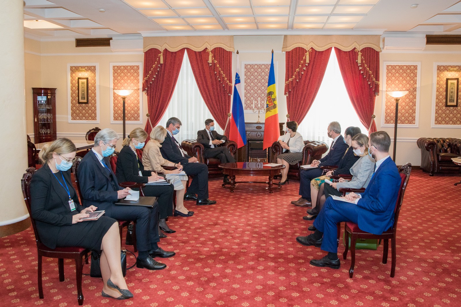 Natalia Gavrilița a avut astăzi o întrevedere cu președintele Sloveniei, Borut Pahor