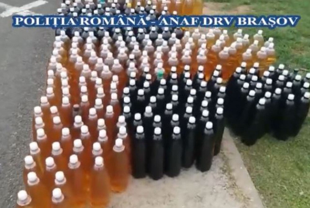 S-a pornit în Irlanda cu 500 litri de vin moldovenesc îmbuteliat în PET-uri. Contrabanda stopată de vameșii români