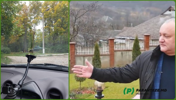 FOTO // Elicopter și blindată: Imagini cu ceea ce ar ascunde Igor Dodon în pădurea de la Sadova