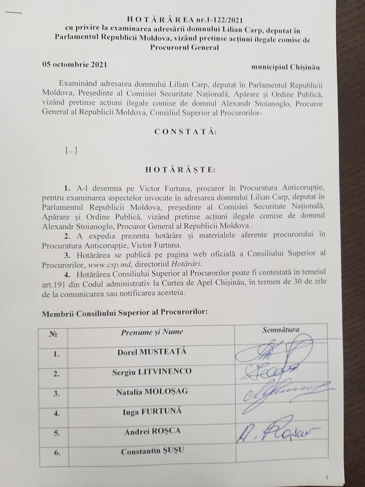 BREAKING NEWS // A fost demarată procedura de demitere a lui Alexandr Stoianoglo