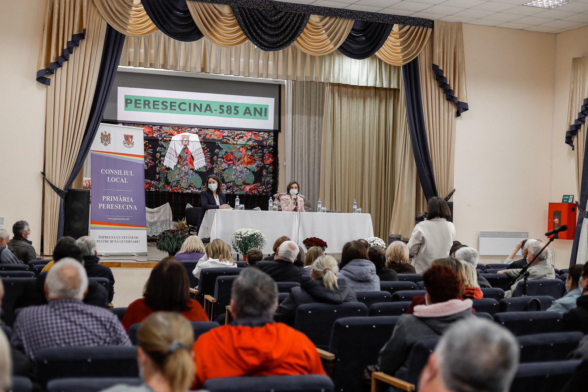 Maia Sandu la Peresecina: „M-am convins a câta oară că, oriunde ar locui, oamenii își doresc, înainte de toate, dreptate”