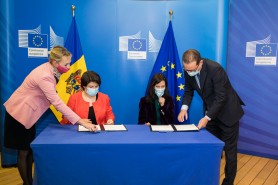 Moldova a semnat Acordul privind participarea la Programul-cadru pentru cercetare și inovare al Uniunii Europene „Orizont Europa”