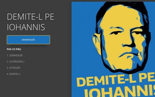Un partid român strânge semnături în țară și în Diaspora pentru demiterea lui Klaus Iohannis