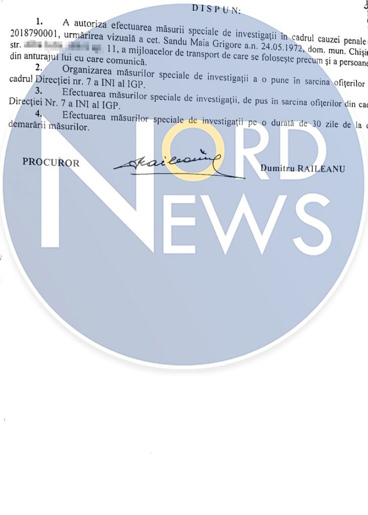 DOC // Dovezile care CONFIRMĂ că Maia Sandu a fost FILATĂ la solicitarea Procurorului Dumitru Raileanu