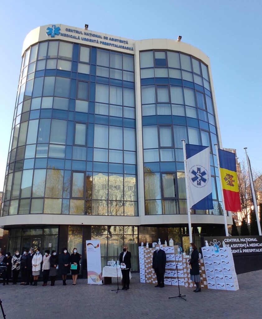 Stațiile de Urgență din țară au primit 12 tone de dezinfectanți din partea Germaniei