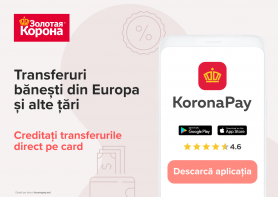 Transferuri de bani în Moldova din Europa şi alte ţări: uşor şi sigur