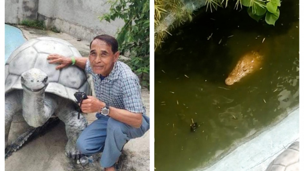 Bărbat atacat și rănit grav de un crocodil pe care l-a confundat cu o replică din plastic, într-un parc de distracții