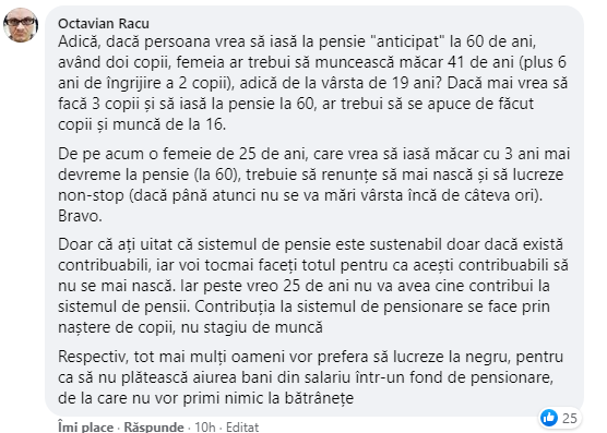 „Se tirajează știrea falsă” - Un deputat PAS vine cu precizări la subiectul „excluderii concediului de maternitate din stagiul de muncă la calcularea pensiei pentru carieră lungă”