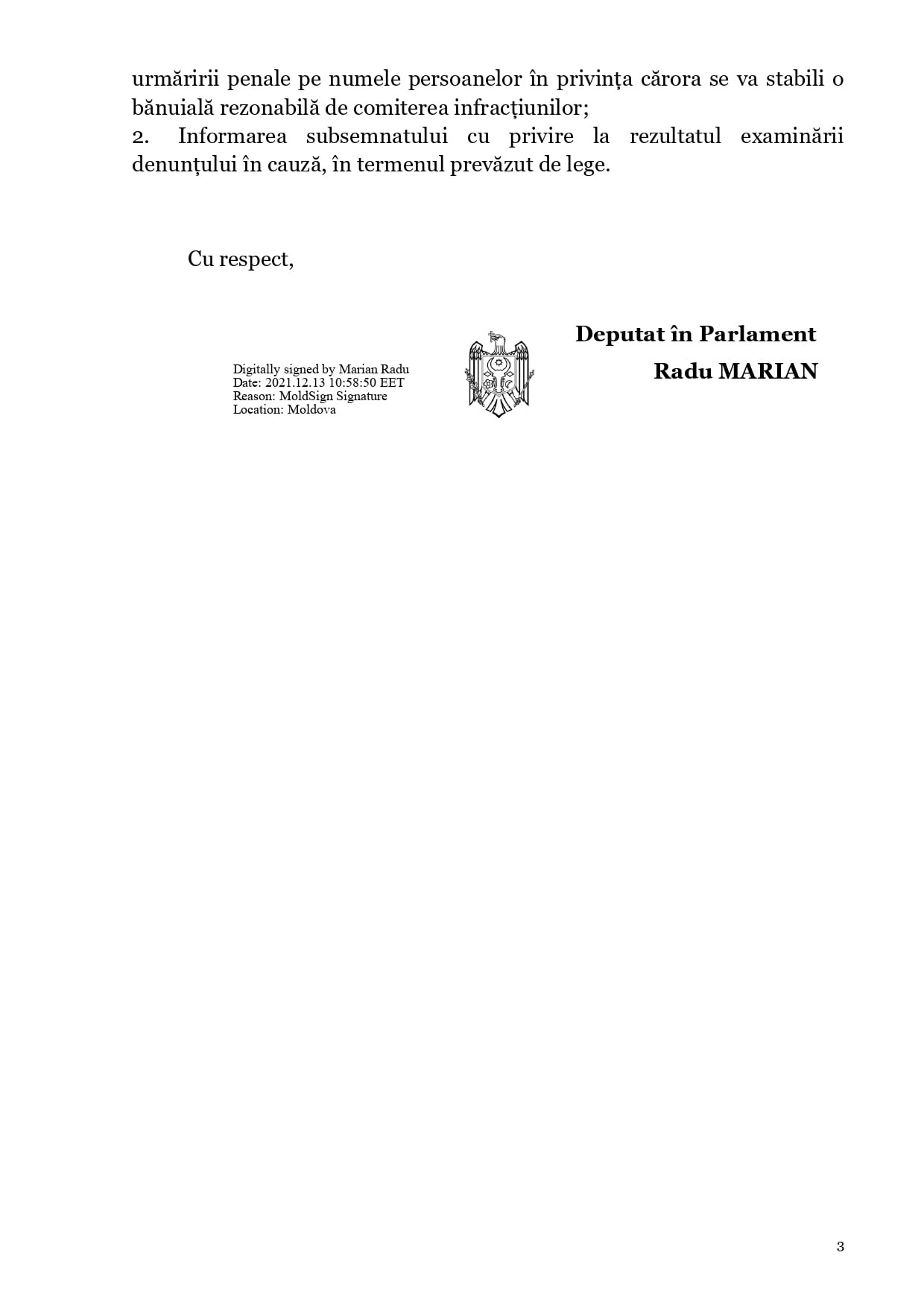 Ultima Oră // Un deputat PAS a depus un denunț la Procuratura Generală pe un caz unde ar fi vizat Vladimir Andronachi