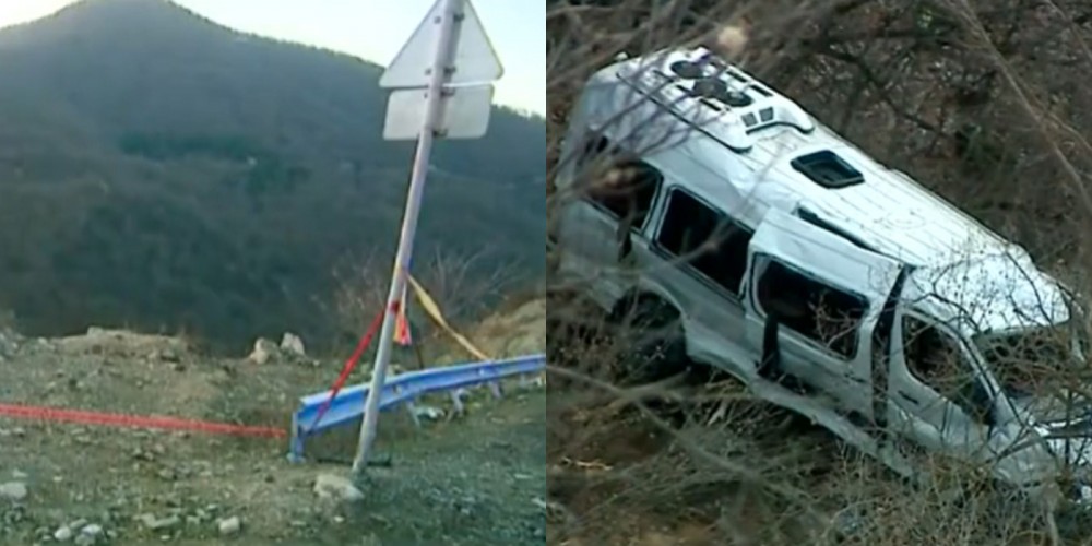 Microbuz cu moldoveni implicat într-un accident GRAV în Georgia. Cel puțin trei morți și cinci răniți