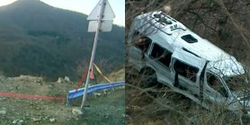 Microbuz cu moldoveni implicat într-un accident GRAV în Georgia. Cel puțin trei morți și cinci răniți