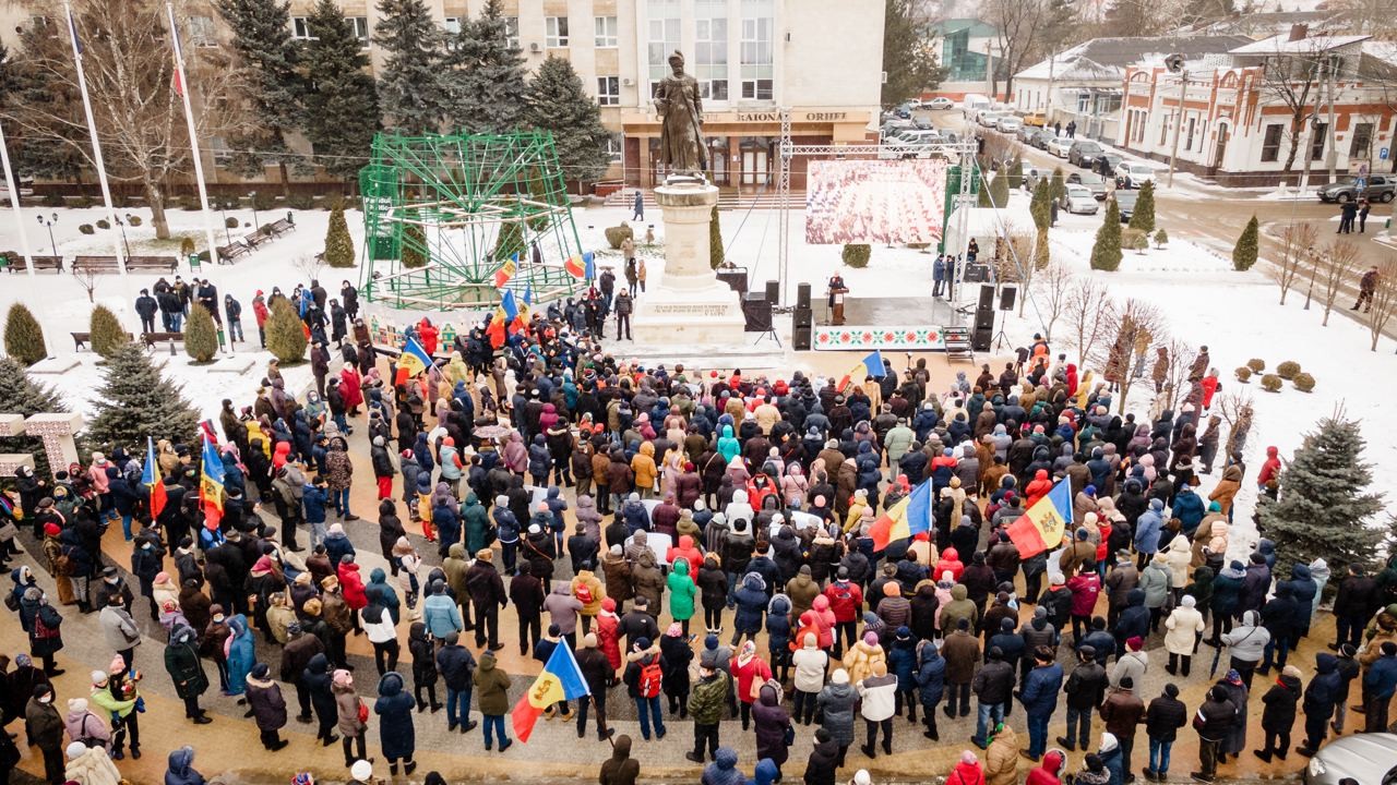 FOTO // Protest la Orhei! Oamenii cer demisia Guvernului