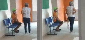 Și-a legat soțul cu funia și l-a dus cu forța să-l vaccineze