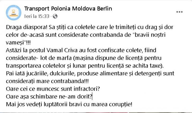 FOTO // Moldoveni din diasporă rămași fără de coletele transmise acasă. Au fost CONFISCATE la VAMĂ