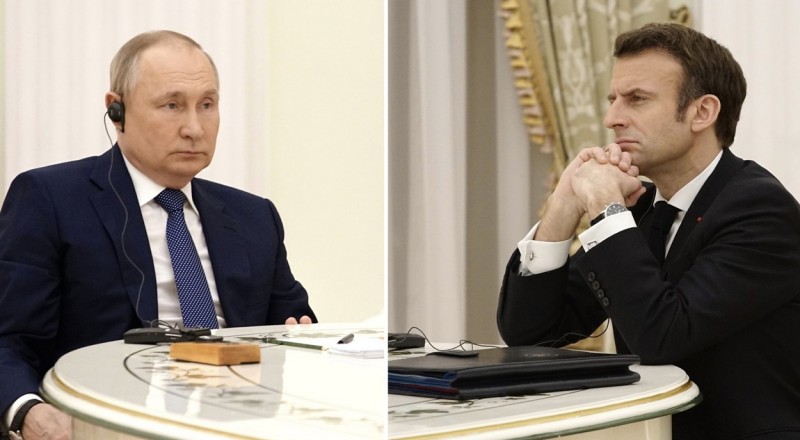 Politico: Macron a intrat în bârlogul ursului și a ieșit sfâșiat. Putin a pus tunurile pe NATO la întâlnirea cu președintele Franței