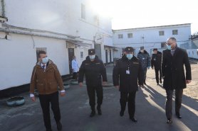 FOTO // Sergiu Litvinenco în vizită la casa de arest și penitenciarul nr.11 din Bălți