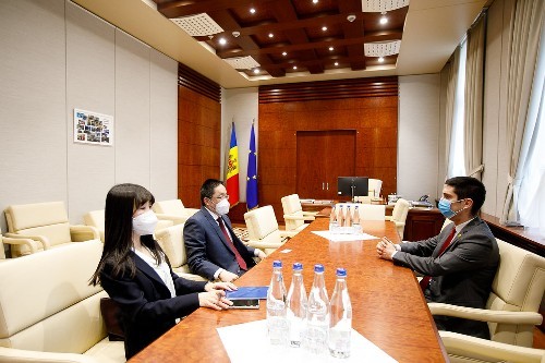 Mihail Popșoi a avut o întrevedere cu noul ambasador al Chinei în țara noastră