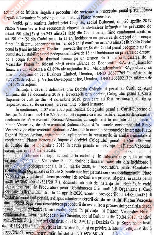 DOC// Procurorul Dumitru Răileanu care ar fi dispus filarea Maiei Sandu, învinuit de abuz de putere în interesului unui grup criminal