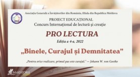 Elevii și profesorii din România și Republica Moldova pot participa la un CONCURS de Lectură și Creație „Pro Lectura”
